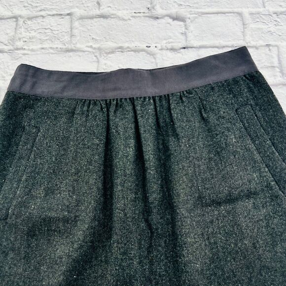 NOT FOR SALE       J. Crew Factory Skirt Women's Size 8 Grey Wool Blend A-line - Picture 2 of 8